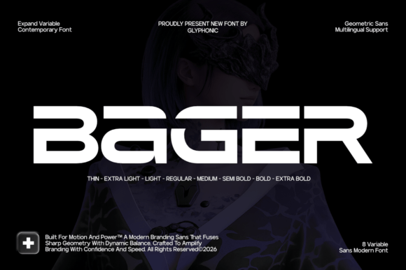 Bager: A Font for High-Performance Branding