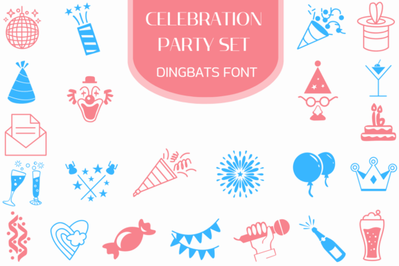 Celebration Party Set Font