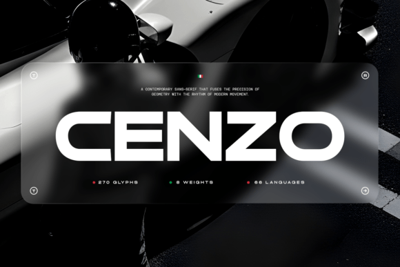 Cenzo: A Modernist Font for Makers