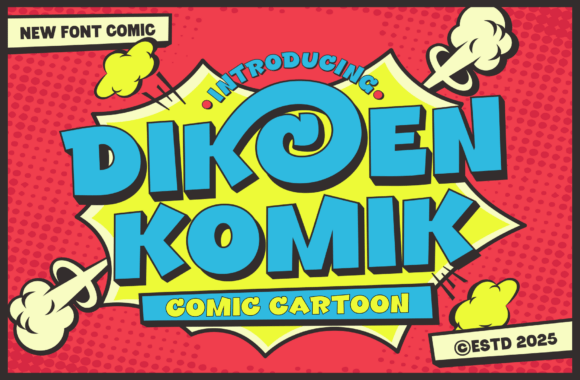 Dikcen Komik Font for Business