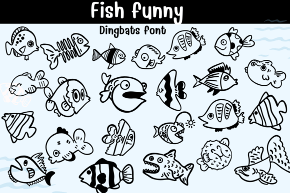 Fish Funny Font: Whimsical Web Design