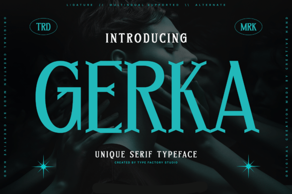 Gerka: A Bold Serif Typeface for Web Design