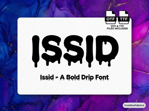 Issid: A Bold Display Font for Creative Web Design