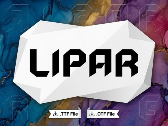 Lipar: A Bold Display Font for Creative Campaigns