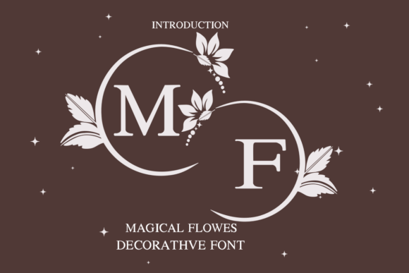 Magical Flowers Font for Web Design