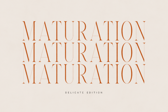 Maturation Delicate Edition Font