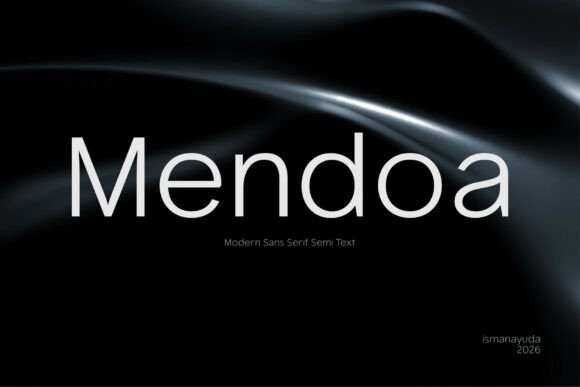 Mendoa: A Modern Sans Serif for Elegant Design