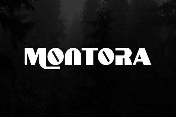 Montora: A Bold Display Typeface for Digital Marketing