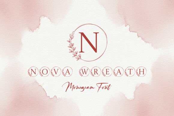 Nova Wreath: A Decorative Display Font