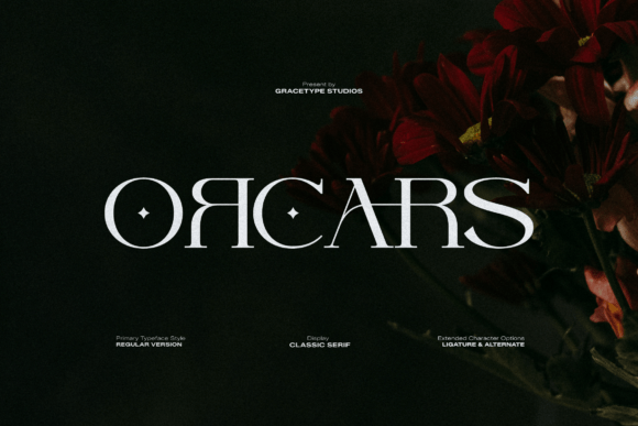 Orcars: A Celestial Serif for Luxury Branding