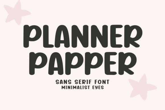 Planner Papper: A Font for Polished Branding