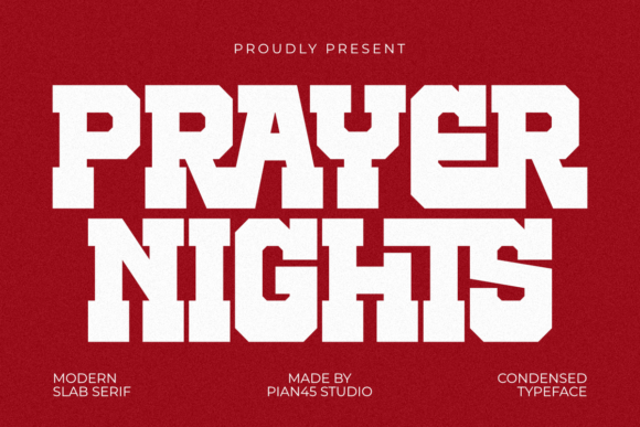 Prayer Nights Font: Bold & Beautiful