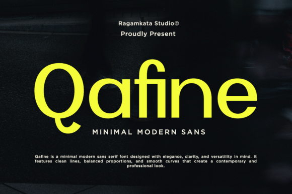 Qafine: A Modern Sans Serif for Real Projects