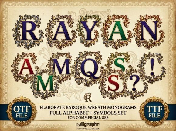 Rayan: A Bold Decorative Font