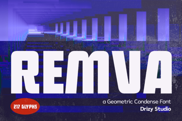 Remva – Modern Geometric Font