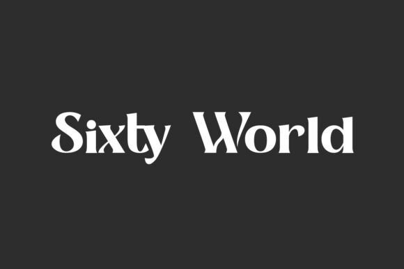 Sixty World: A Bold Serif for Digital Marketing