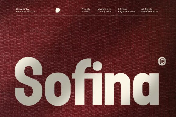 Sofina: A Modern Sans Serif for Makers