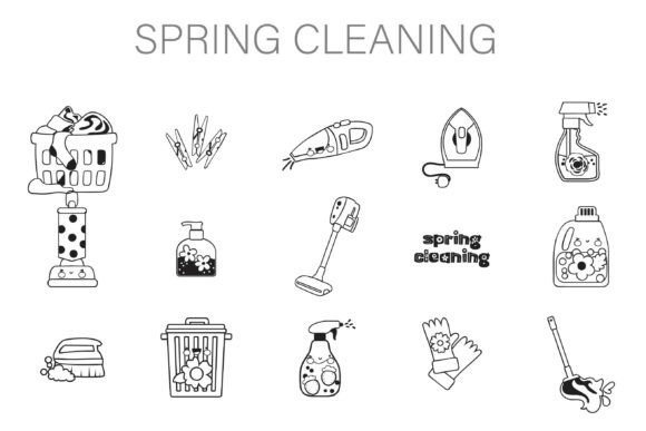 Spring Cleaning Font: A Tidy Dingbat for Creative Projects