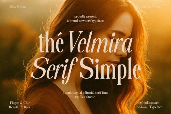 The Velmira: A Serif Font for Creative Makers