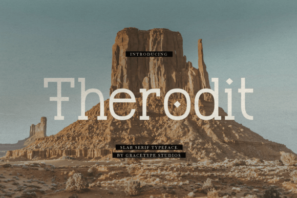Therodit: A Bold Font for Handmade Creations