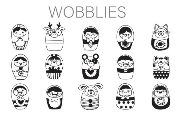 Wobblies Dingbats: A Playful Typeface for Creative Projects