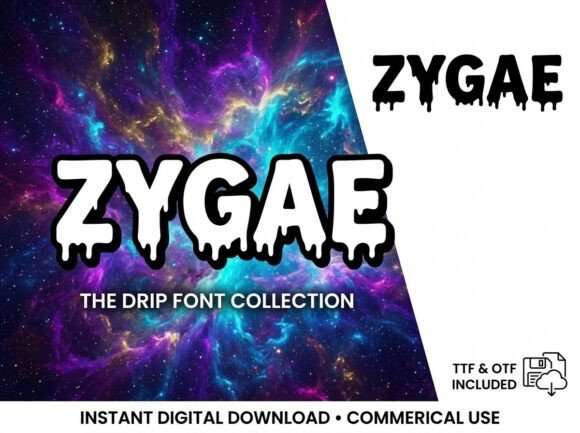 Zygae: A Bold Display Font for Web Design